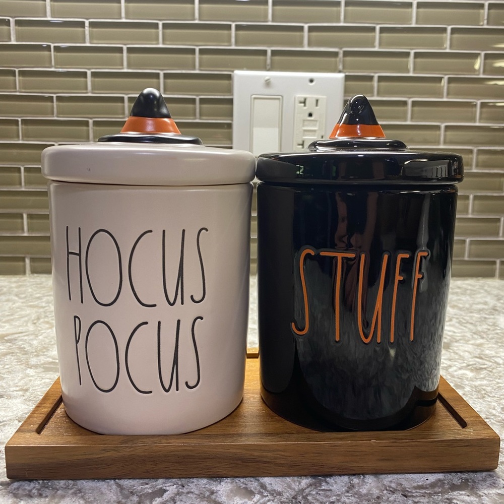 Rae Dunn Halloween Canisters